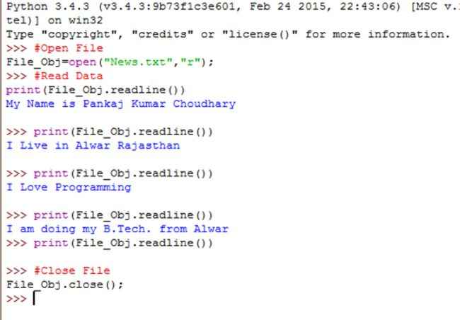 Let us take an example